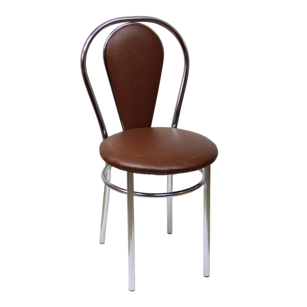Krzesło Tulipan Plus brązowy